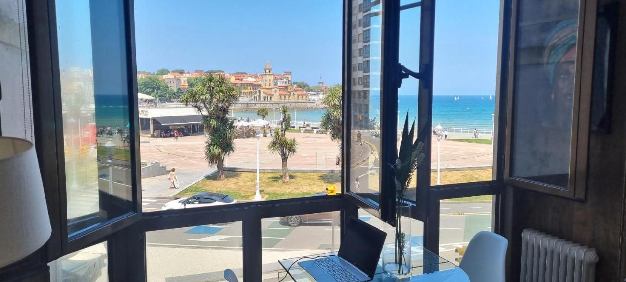 Apartamento La Escalerona Con Vistas Al Mar Apartment Gijon Ngoại thất bức ảnh