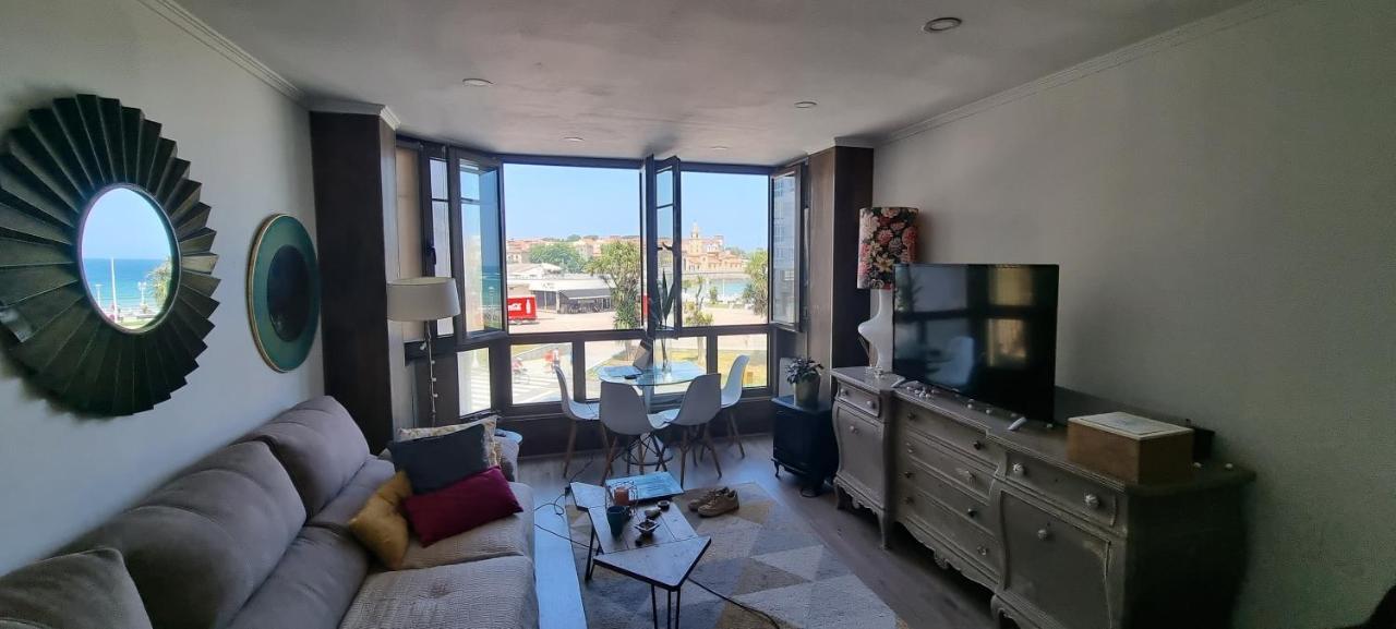 Apartamento La Escalerona Con Vistas Al Mar Apartment Gijon Ngoại thất bức ảnh